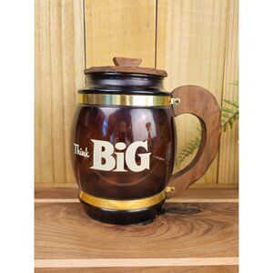 Vintage Siesta Ware "Think Big" Cookie Jar